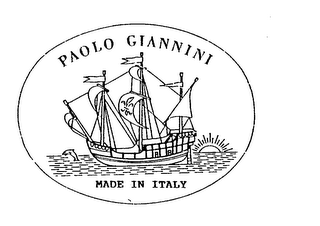 PAOLO GIANNINI MADE IN ITALY logo