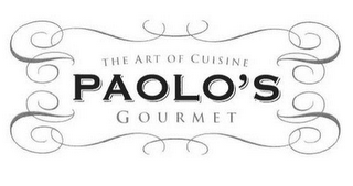 PAOLO'S THE ART OF CUISINE GOURMET logo