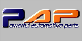 PAP POWERFUL AUTOMOTIVE PARTS logo