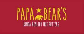 PAPA BEAR'S KINDA HEALTHY NUT BUTTERS logo