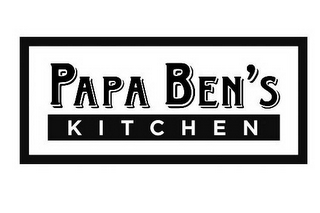 PAPA BEN'S KITCHEN logo