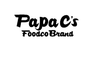 PAPA C'S FOODCO BRAND logo