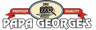 PAPA GEORGE'S PREMIUM QUALITY logo