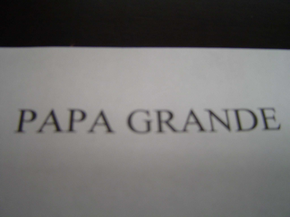 PAPA GRANDE logo