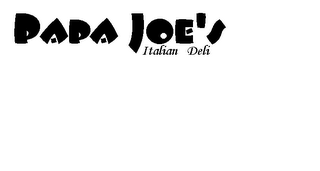 PAPA JOE'S ITALIAN DELI logo