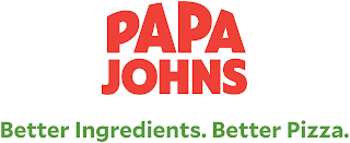 PAPA JOHNS BETTER INGREDIENTS. BETTER PIZZA. logo