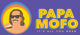 PAPA MOFO IT'S ALL YOU NEED logo