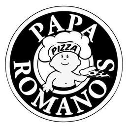 PAPA ROMANOS PIZZA logo