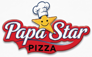 PAPA, STAR, PIZZA logo