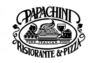 PAPACHINI RISTORANTE & PIZZA FINE ITALIAN FOOD logo