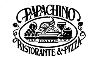PAPACHINO RISTORANTE & PIZZA FINE ITALIAN FOOD logo