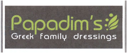 PAPADIM'S GREEK FAMILY DRESSINGS logo