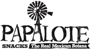 PAPALOTE SNACKS THE REAL MEXICAN BOTANA logo