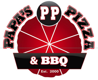 PAPA'S PIZZA PP & BBQ EST. 2000 logo