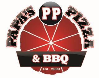 PAPA'S PIZZA PP & BBQ EST. 2000 logo