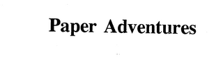 PAPER ADVENTURES logo