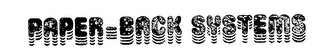 PAPER-BACK SYSTEMS logo