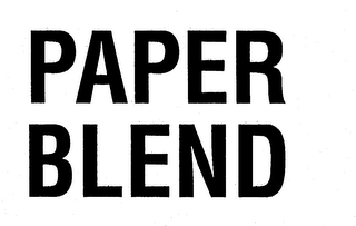 PAPER BLEND logo