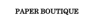 PAPER BOUTIQUE logo