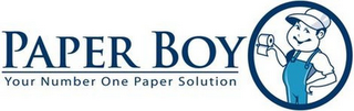 PAPER BOY YOUR NUMBER ONE PAPER SOLUTION OF PAPER BOY YOUR NUMBER ONE PAPER SOLUTION. logo