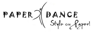 PAPER DANCE STYLE ON PAPER! logo