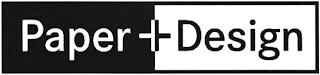 PAPER + DESIGN logo