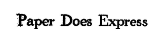 PAPER DOES EXPRESS logo