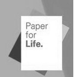 PAPER FOR LIFE. logo