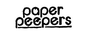 PAPER PEEPERS logo