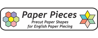 PAPER PIECES PRECUT PAPER SHAPES FOR ENGLISH PAPER PIECING logo