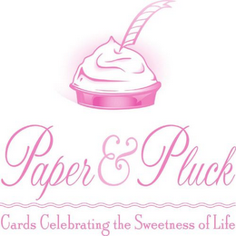 PAPER & PLUCK CARDS CELEBRATING THE SWEETNESS OF LIFE logo