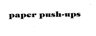 PAPER PUSH-UPS logo
