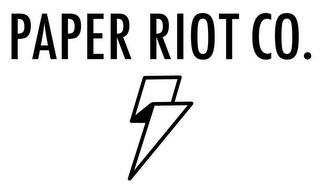 PAPER RIOT CO. logo