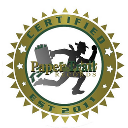 PAPER TRAIL RECORDS CERTIFIED EST 2011 logo