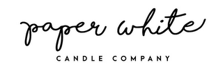 PAPER WHITE CANDLE COMPANY logo