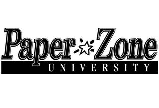 PAPER ZONE UNIVERSITY logo