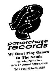PAPERBACK RECORDS logo