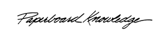 PAPERBOARD KNOWLEDGE logo