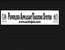 PAPERLESS APPLICANT TRACKING SYSTEM WWW. ANITAJOB.COM logo