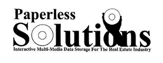 PAPERLESS SOLUTIONS INTERACTIVE MULTI-MEDIA DATA STORAGE FOR THE REAL ESTATE INDUSTRY logo