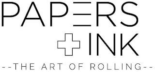 PAPERS + INK THE ART OF ROLLING logo