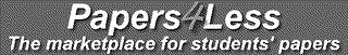 PAPERS4LESS THE MARKETPLACE FOR STUDENTS' PAPERS logo