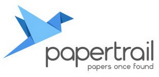 PAPERTRAIL PAPERS ONCE FOUND logo