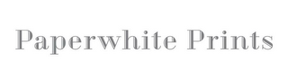 PAPERWHITE PRINTS logo