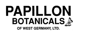 PAPILLON BOTANICALS OF WEST GERMANY, LTD. logo
