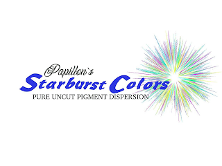 PAPILLON'S STARBURST COLORS PURE UNCUT PIGMENT DISPERSION logo