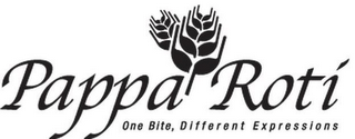 PAPPA ROTI ONE BITE, DIFFERENT EXPRESSIONS logo