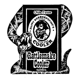 PAPPY KERSHENSTINE'S CITRUS RATTLESNAKE COOLER WITH A BITE OLDE TYME WHITE WINE COOLER logo