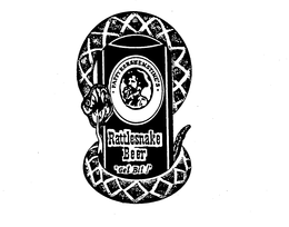 PAPPY KERSHENSTINE'S RATTLESNAKE BEER "GET BIT!" logo