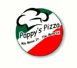 PAPPY'S PIZZA WE MAKE IT... YOU BAKE IT! logo